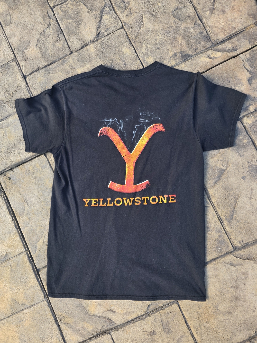 Yellowstone Logo Short Sleeve Tee - Black